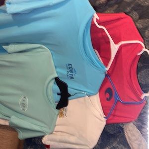 Costa, veece, and sullen T-shirts size medium.